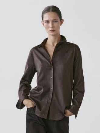 Striped Flowing Shirt