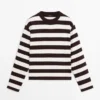 Striped Long Sleeve Cotton T-Shirt