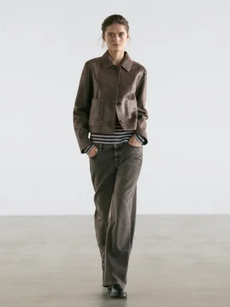 Suede Leather Jacket