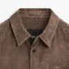 Suede Leather Overshirt