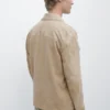 Suede Leather Overshirt