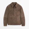 Suede Leather Overshirt