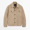 Suede Leather Overshirt