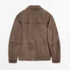 Suede Leather Overshirt