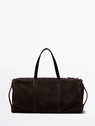Suede Leather Travel Bag