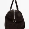 Suede Leather Travel Bag