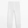 Tapered Fit Linen Trousers