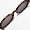 Tortoiseshell-Effect Mini Oval Sunglasses