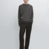 Total Look Wool Blend Trousers