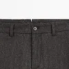 Twill Wool Blend Trousers