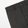 Twill Wool Blend Trousers