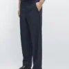 Wide-Leg Cool Wool Suit Trousers