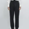 Wide-Leg Cool Wool Suit Trousers