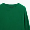 Wool Blend Crew Neck Sweater