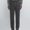 Wool Blend Flannel Trousers