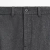 Wool Blend Flannel Trousers
