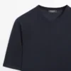Wool Blend Knit T-Shirt