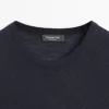 Wool Blend Knit T-Shirt