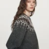 Wool Jacquard Knit Sweater