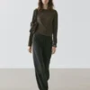 Wool Sarouel Trousers with Tie Detail