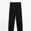 Wool Sarouel Trousers with Tie Detail