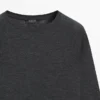 Wool T-Shirt with Raglan Sleeves